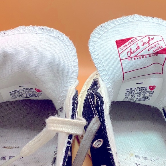 PLAY  Comme dos Garçons Collaboration by Converse All star by Chuck Tailor com - Picture 4 of 9